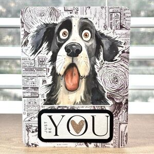 Handmade “Just Be You” Dog Greeting Card